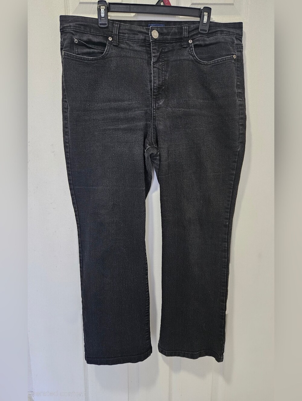 Women’s Black Stretch Straight Jeans